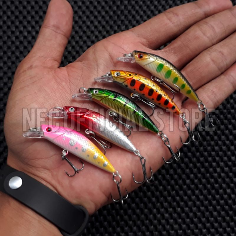 Lure minnow Sinking 6cm / 6gr Replika ALTRON Rekomendasi untuk Ultralight casting