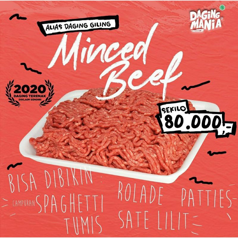 

Daging Giling / Minced Beef 500 Gram