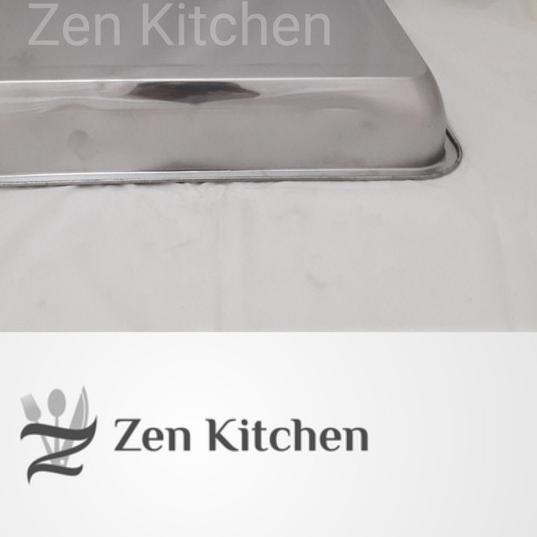 ☃ Nampan Baki Stainless 40x30x7 ⅎ