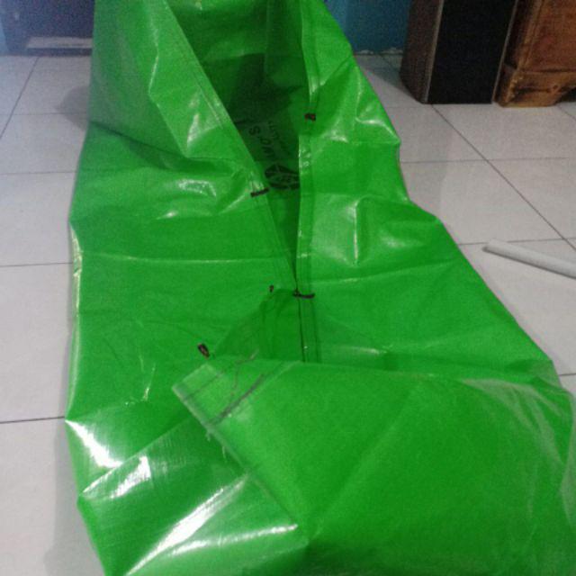 Kolam Terpal Ikan + Rangka [ Satu Set ] Model Slot Paralon Ukuran 100x100x50cm Original A15 Korea