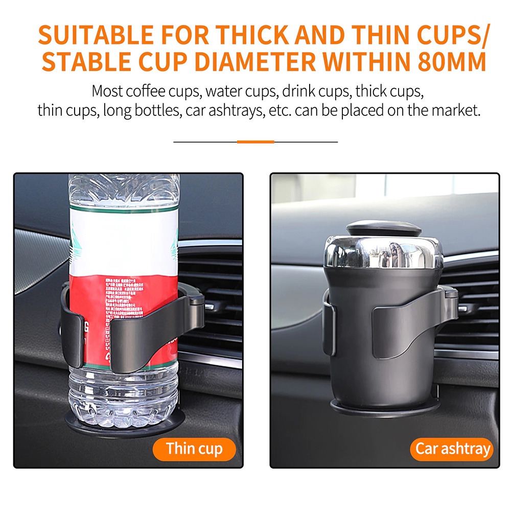 Holder Botol Minum Mobil Air Vent Drink Cup Bottle Holder - B1101 - Black