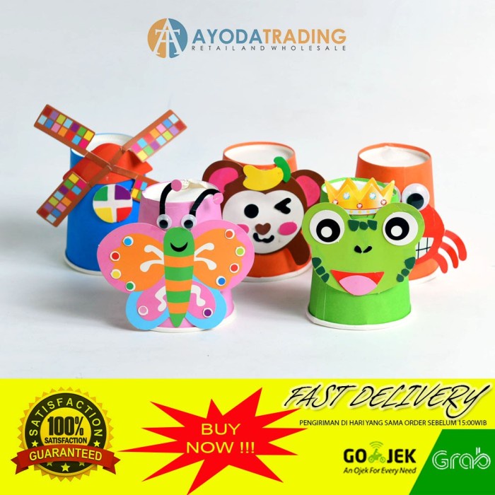 

DIY Tempel Prakarya Anak Edukasi Mainan Kertas Paper Craft