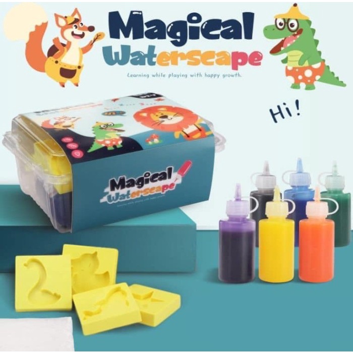 mainan anak perempuan Pemandangan air ajaib DIY pemandangan air ajaib

isi 
cetakan 4 
Tinta 4
1 bub
