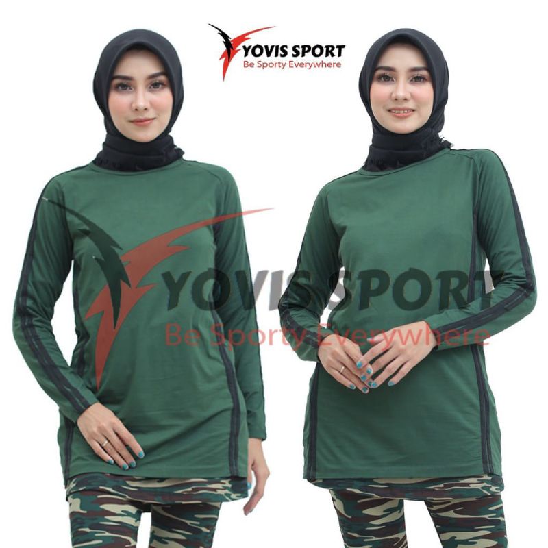 kaos atasan senam wanita lengan panjang-7