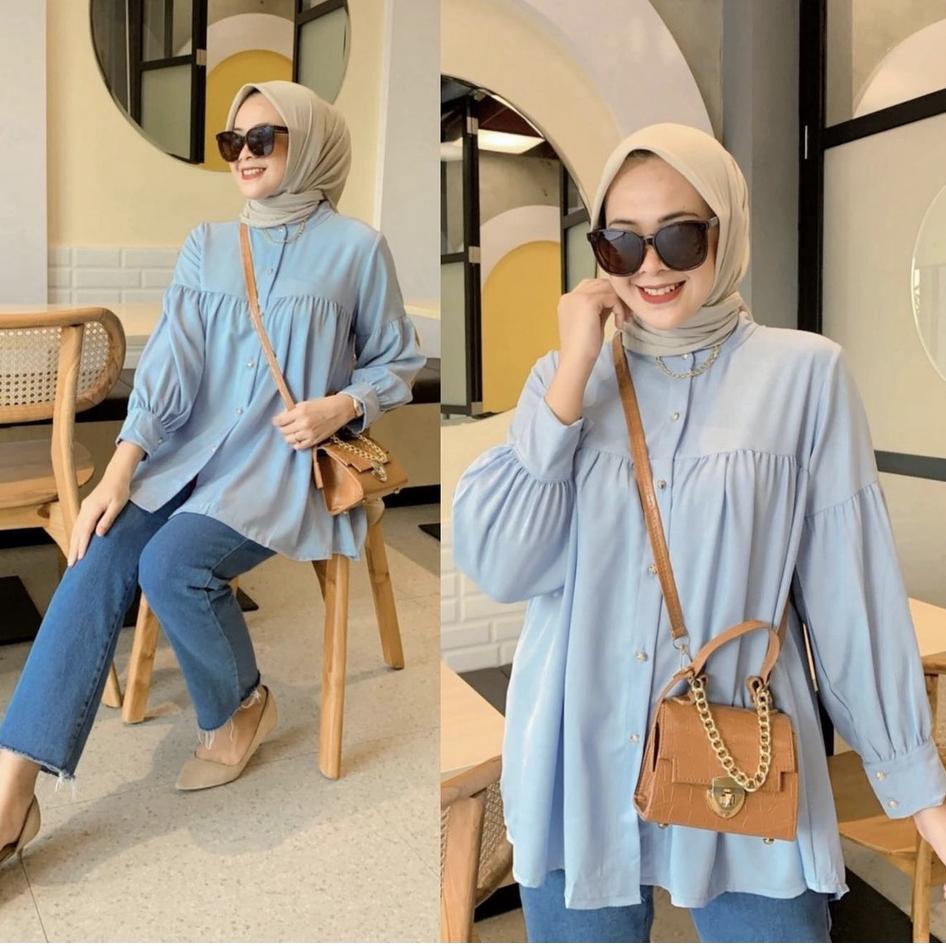 RX FASHION - MIFTA BLOUSE TWISTCONE KEMEJA WANITA BUSUI FRIENDLY RAMPEL ATASAN WANITA / AUNY TOP / AILIN BLOUSE / MADA / INDAHU KEMEJA / ARUMA BLOUSE / CAMILLA / ELMIFTA  - NN