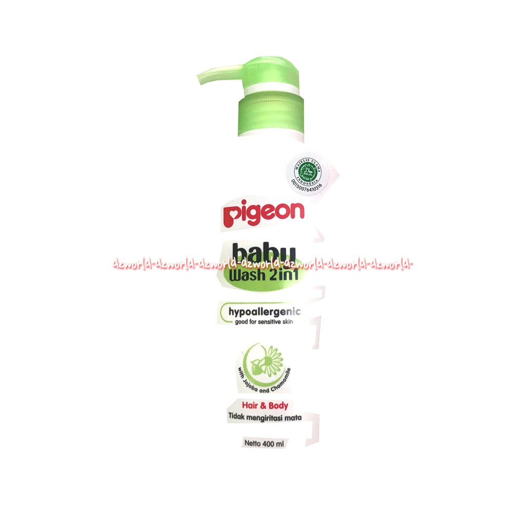 Pigeon Baby Wash 2in1 400ml Hair &amp; Body Sabun Mandi Bayi Shampoo Bayi 400 ml Pigen