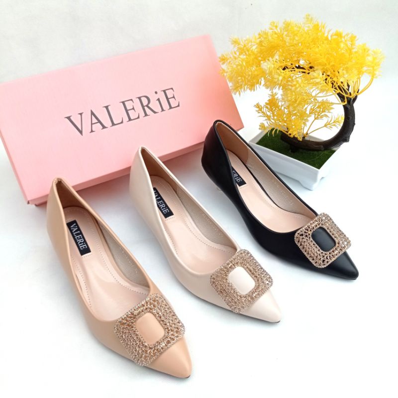 Valerie Sepatu high heels wanita import pantopel 3351
