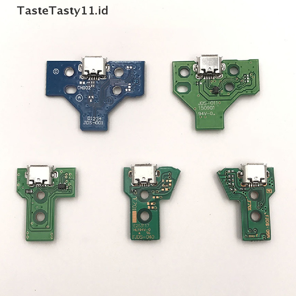 (TasteTasty) Soket Port Charging USB 12 Pin Untuk Controller PS4