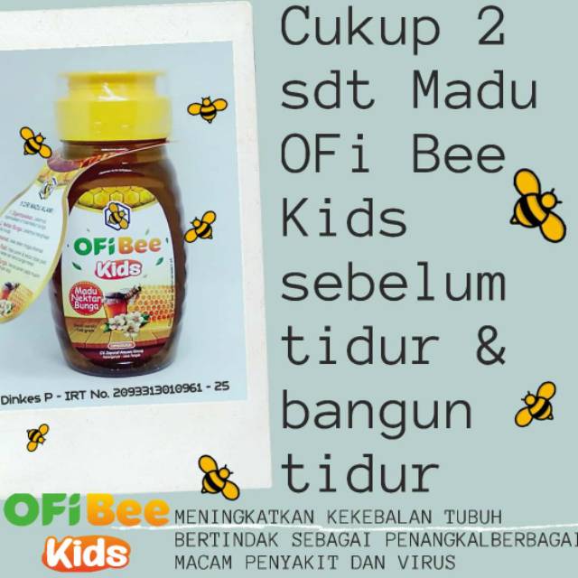 Madu Khusus Anak, Batuk dan Madu Kecerdasan Murni Nektar Bunga Madu Khusus Anak Menambah Kecerdasan Anak