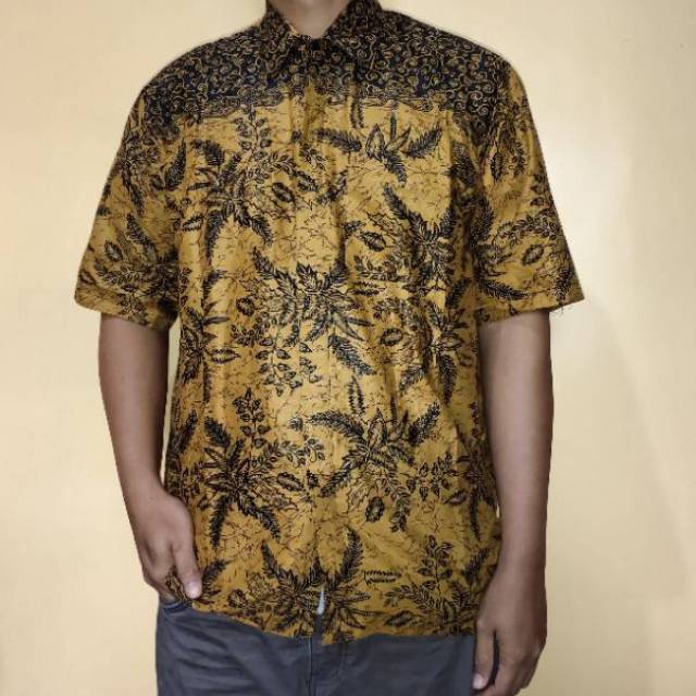 Baju batik hem Kemeja Pria Keren murah batik Trusmi