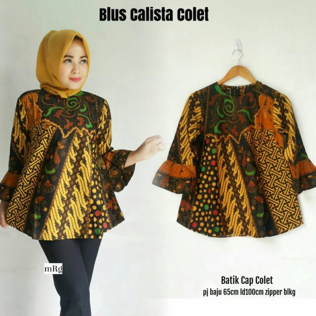 65 Model Baju Batik Lurik Kantoran HD