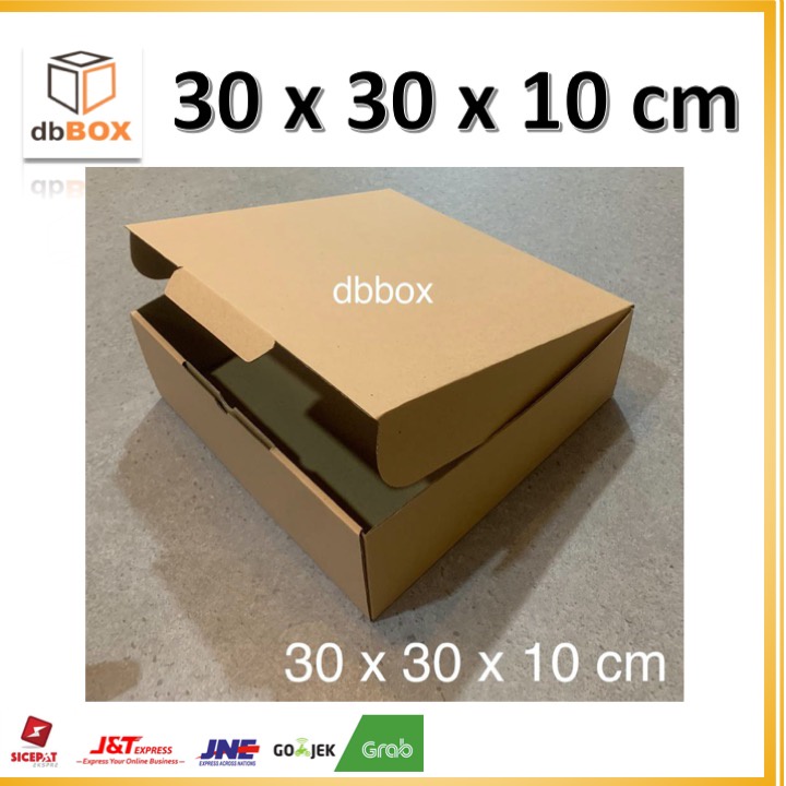 

Kardus 30x30x10 cm | Box Die Cut dan Easy Usage | Box Kue Tart & Snack