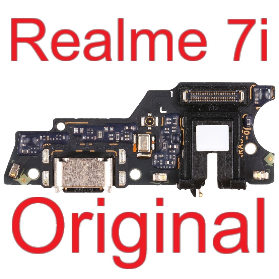 Original Board Konektor Charger - Microphone - Jack Audio - Realme 7i