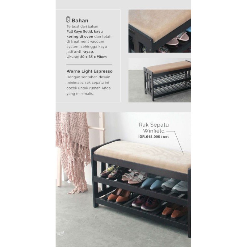 RAK SEPATU WINFIELD