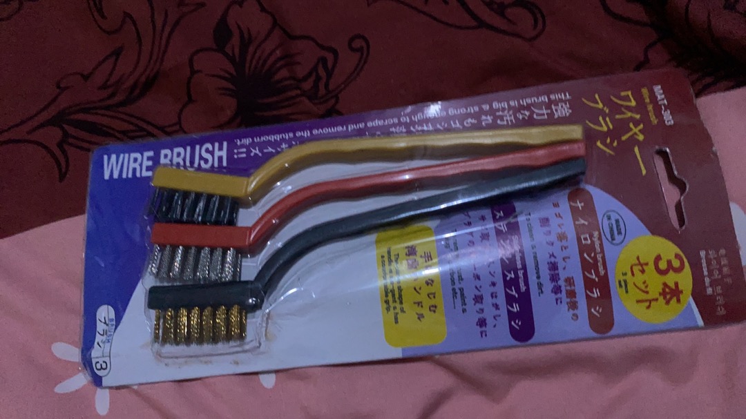 Anekagrosir | Mini Wire Brush Isi 3 - Brush Pembersih - Sikat - Alat Kebersihan