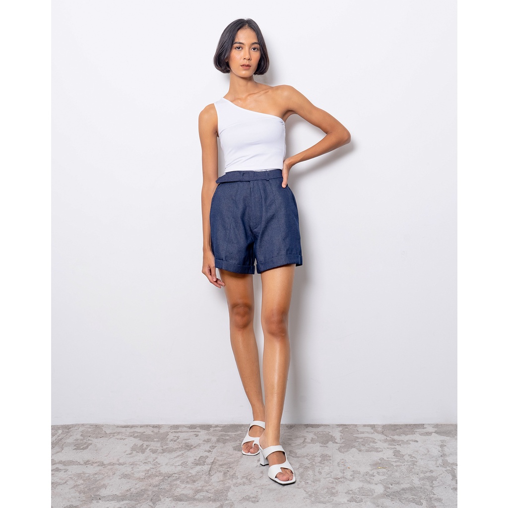 PLAIN - Lindsey Soft Jeans Short