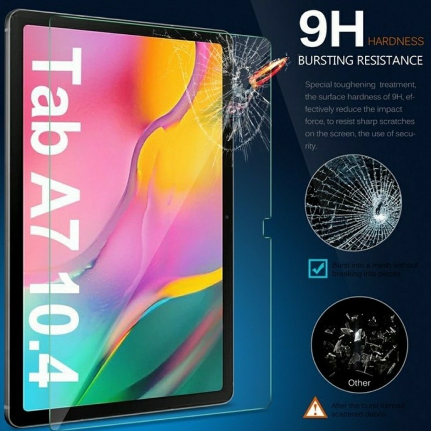 TEMPERED GLASS SAMSUNG TAB A7 LITE 10.4 - ANTI GORES TAB A7 LITE T505 - FA