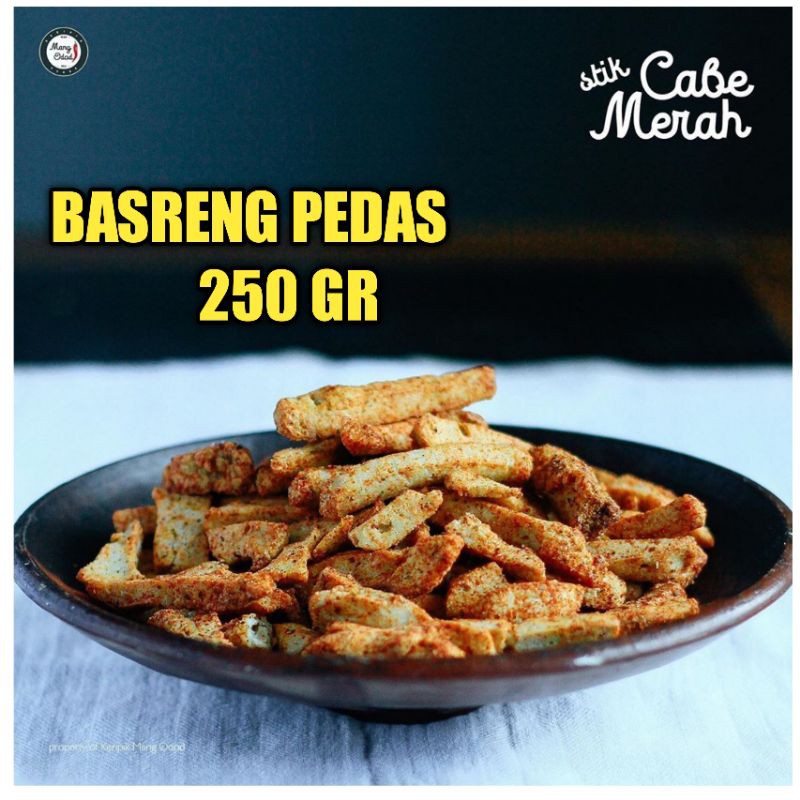 

Basreng stik pedas khas bandung 250 Gr [ Baso goreng ]