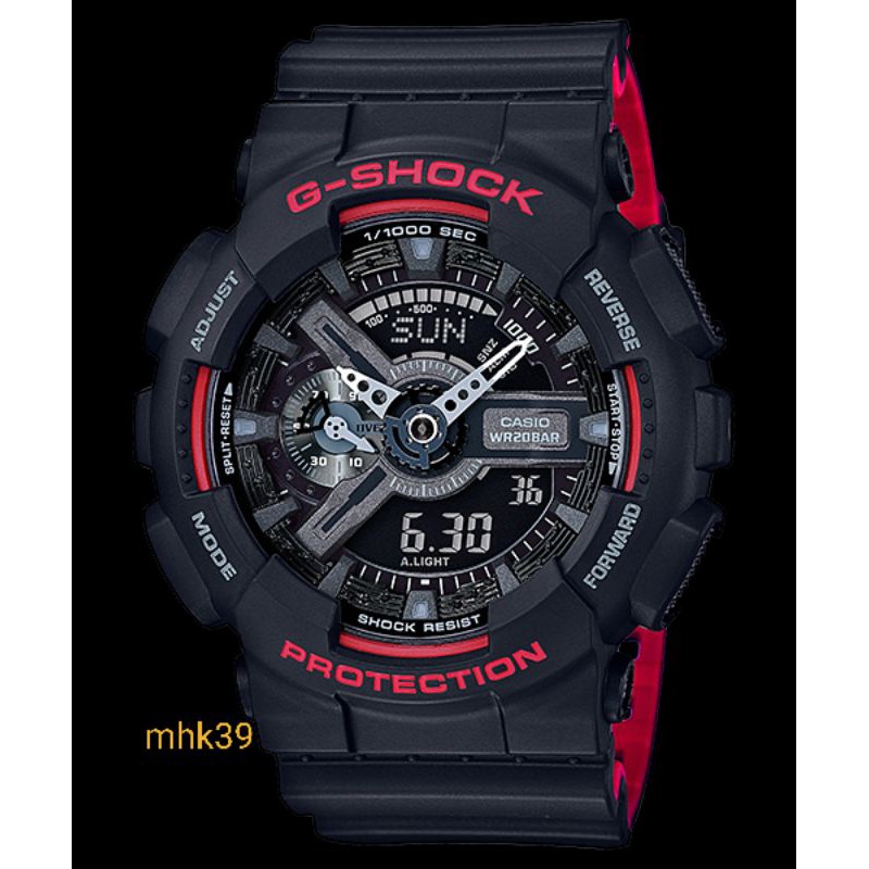 JAM PRIA CASIO G SHOCK GA110 / GA-110HR-1ADR ORIGINAL