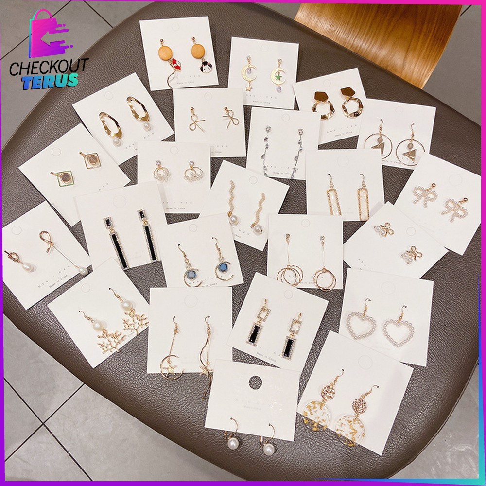 CT K66 K69 Anting Korea Anting Tusuk Wanita Aksesoris Fashion Simple Korean Style Anting Gantung Perhiasan Wanita