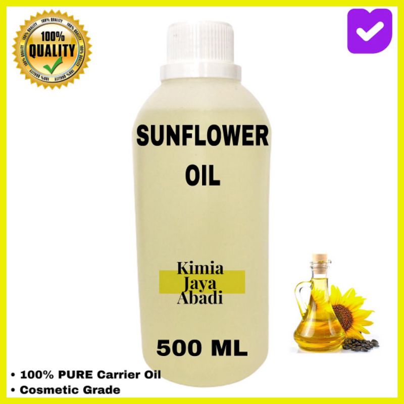 Sunflower Oil 500 ML / Sunflower Oil Cosmetic Grade / Minyak Sunflower / Minyak Bunga Biji Matahari