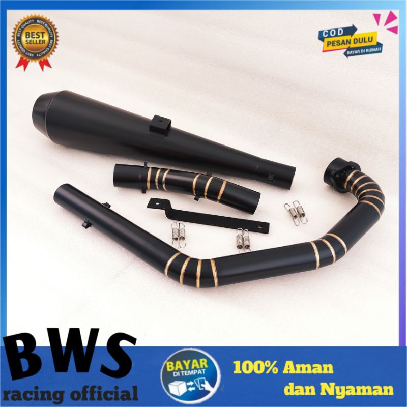 knalpot racing custom japstyle Megapro W175 GL pro Tiger GL Max Binter merzy