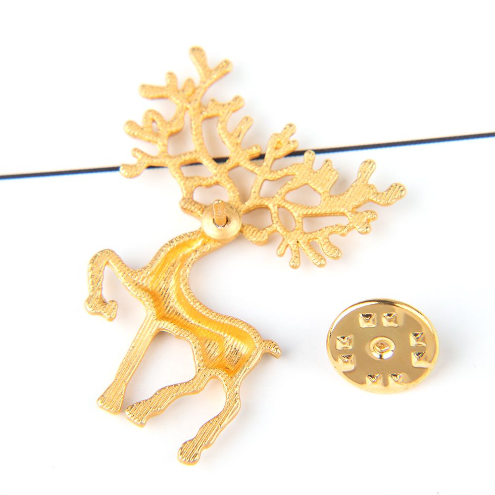 Mxbeauty Pin / Bros Bentuk Rusa Bahan Alloy Untuk Wanita