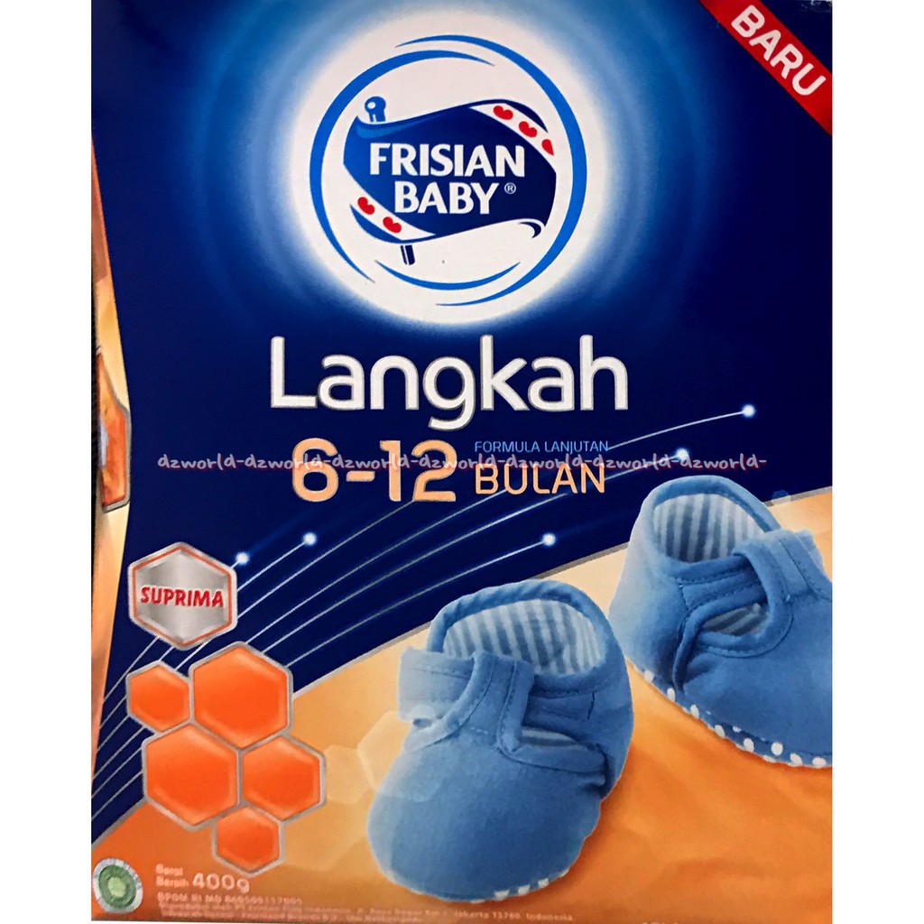 Frisian Baby Langkah 400gr Susu Formula Bayi 6-12Bulan Frisian Flag FF Susu Bendera