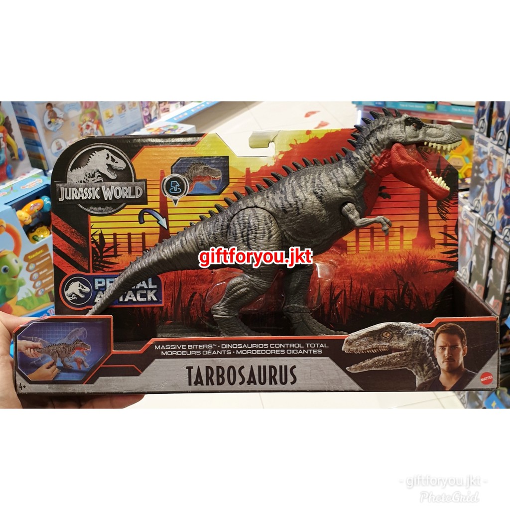 jurassic world primal attack tarbosaurus