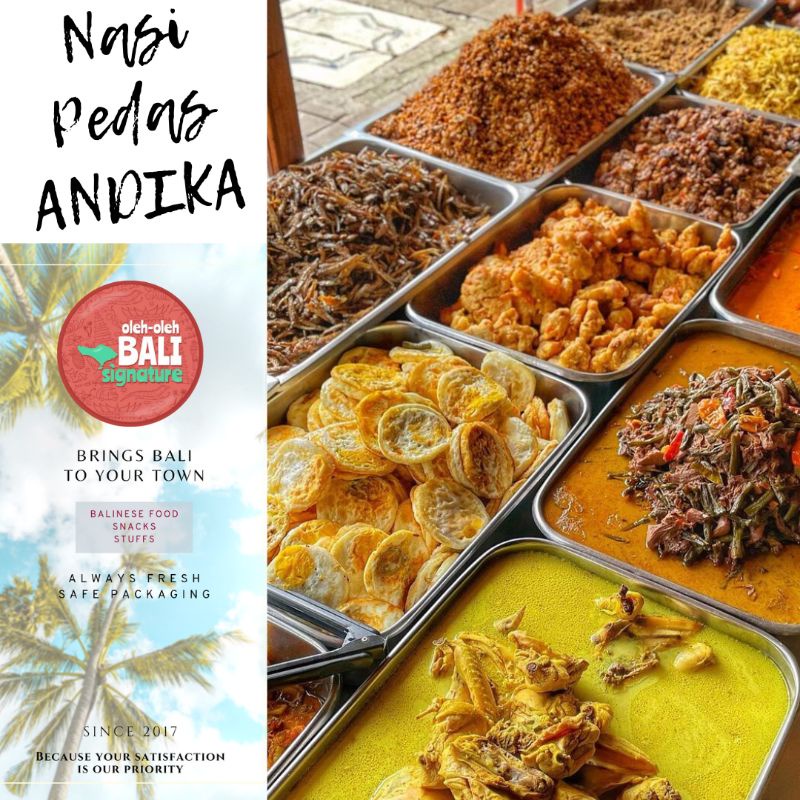 

Nasi Pedas Bu Andika Bali (Usus/Teri/Kentang/Tempe/Mie/dll) (FROZEN PACKED)