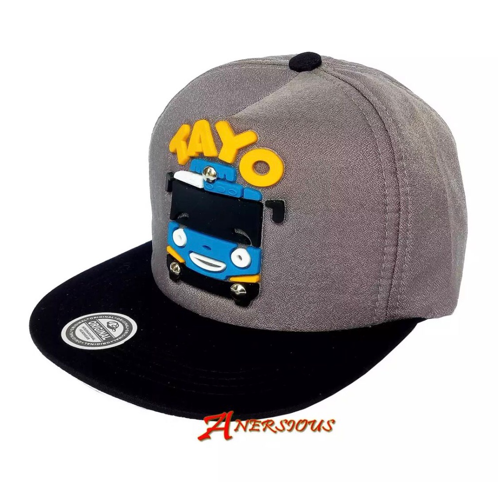 COD_Topi Anak Baseball Model Karakter Tayo Laki laki dan perempuan usia 3-7 tahun