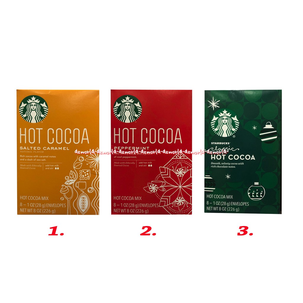 Starbucks Hot Cocoa Salted Caramel Natural Flavour 226gr Coklat Instan