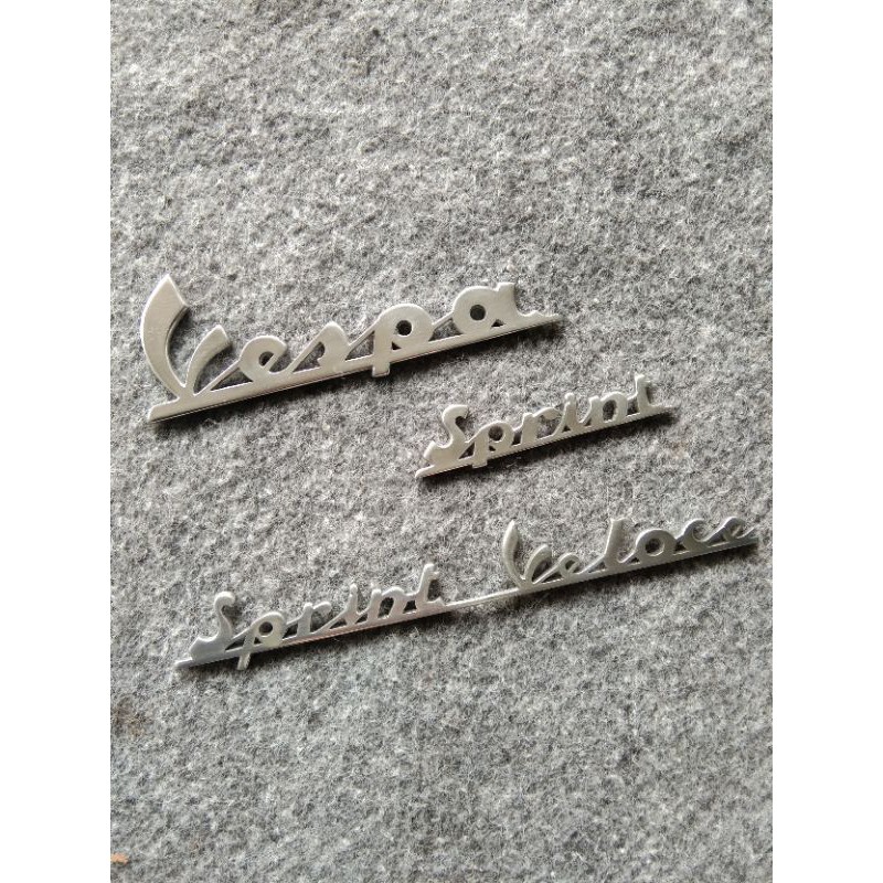 vespa emblem vespa sprint veloce almunium set