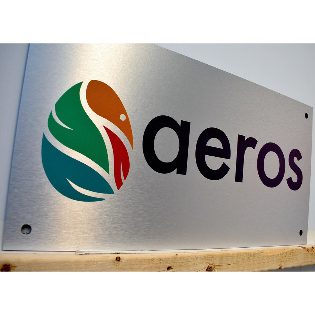 

Cetak Papan Nama Logo Metal Printing Jasa Sign board Shop sign