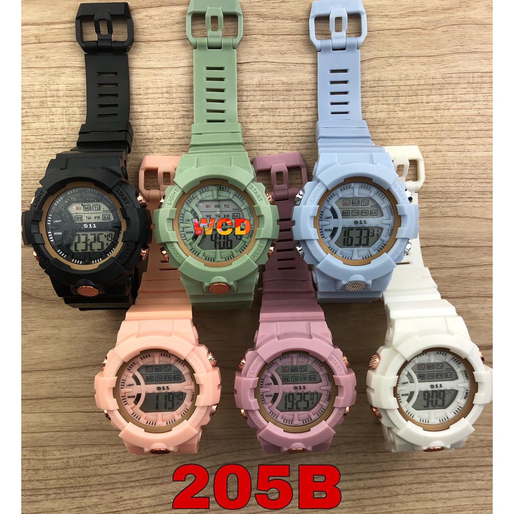 Jam Tangan Wanita Fashion Korea Style 5.11 AOSUN Digital SS-18