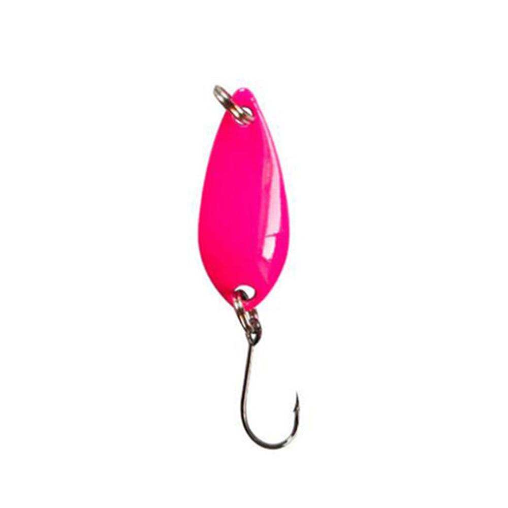 Lanfy Sendok Logam Umpan 5Pcs /Set Musim Dingin Es Alat Pancing 3cm 3g Outdoor Memancing Ikan Kait Tunggal