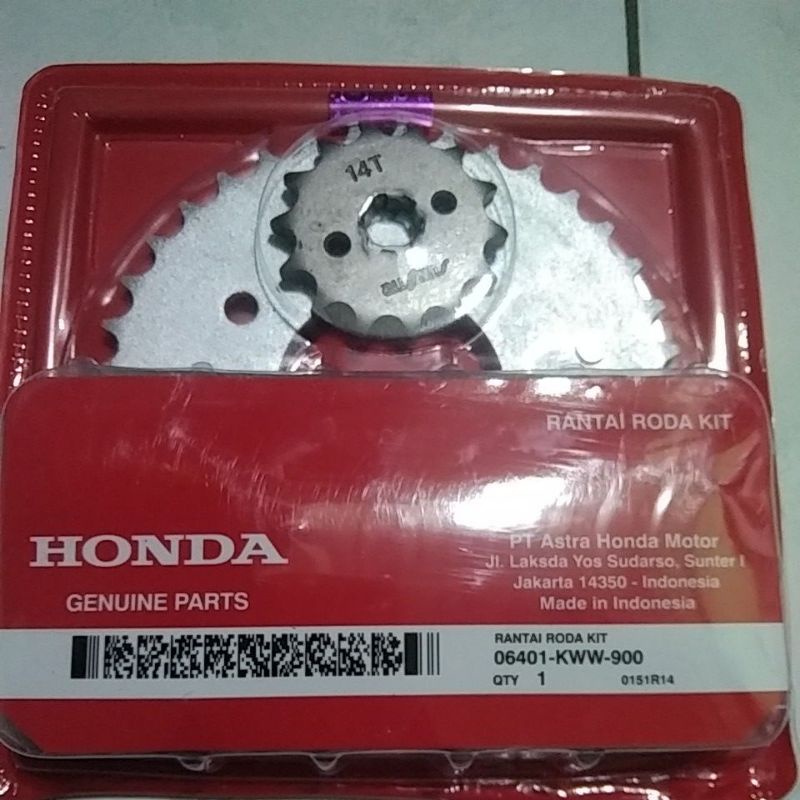 Girset Honda Blade new,Revo fit,ABS,Revo new