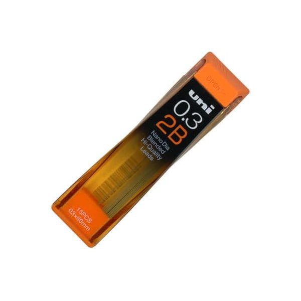 

Eksklusif Uni Nano Dia Pencil Lead 0.3 mm 2B - Isi Pensil Mekanik 2B - 0.3 mm Diskon