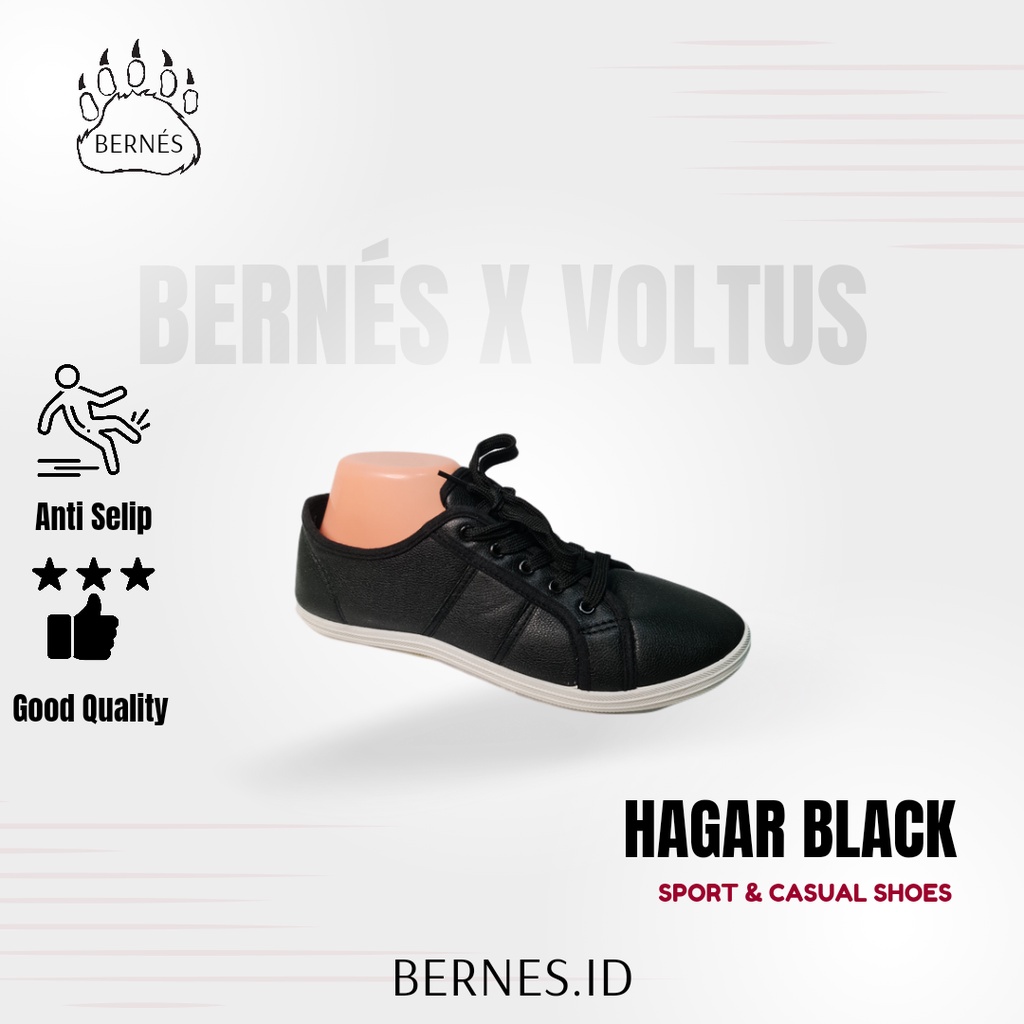 Sepatu Wanita VOLTUS tali Hagar black