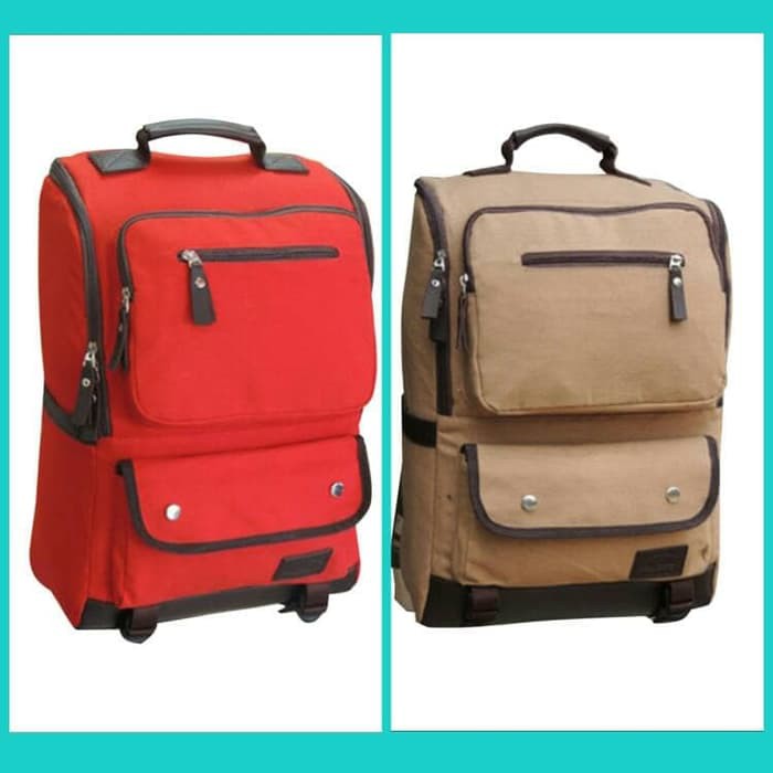 TAS RANSEL KANVAS/TAS BACKPACK KANVAS/TAS KANVAS/PRIA WANITA/GROSIR