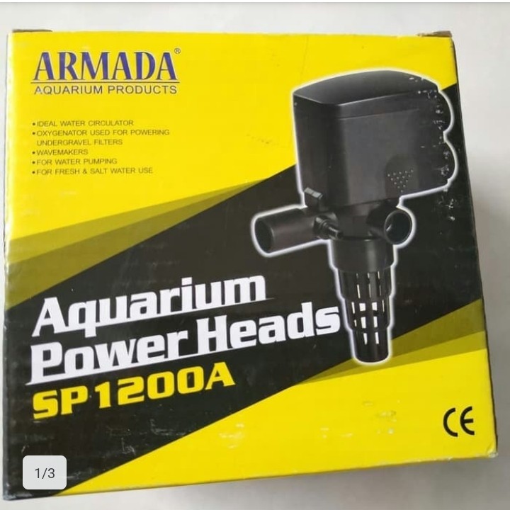 mesin pompa sirkulasi air aquarium armada 1200