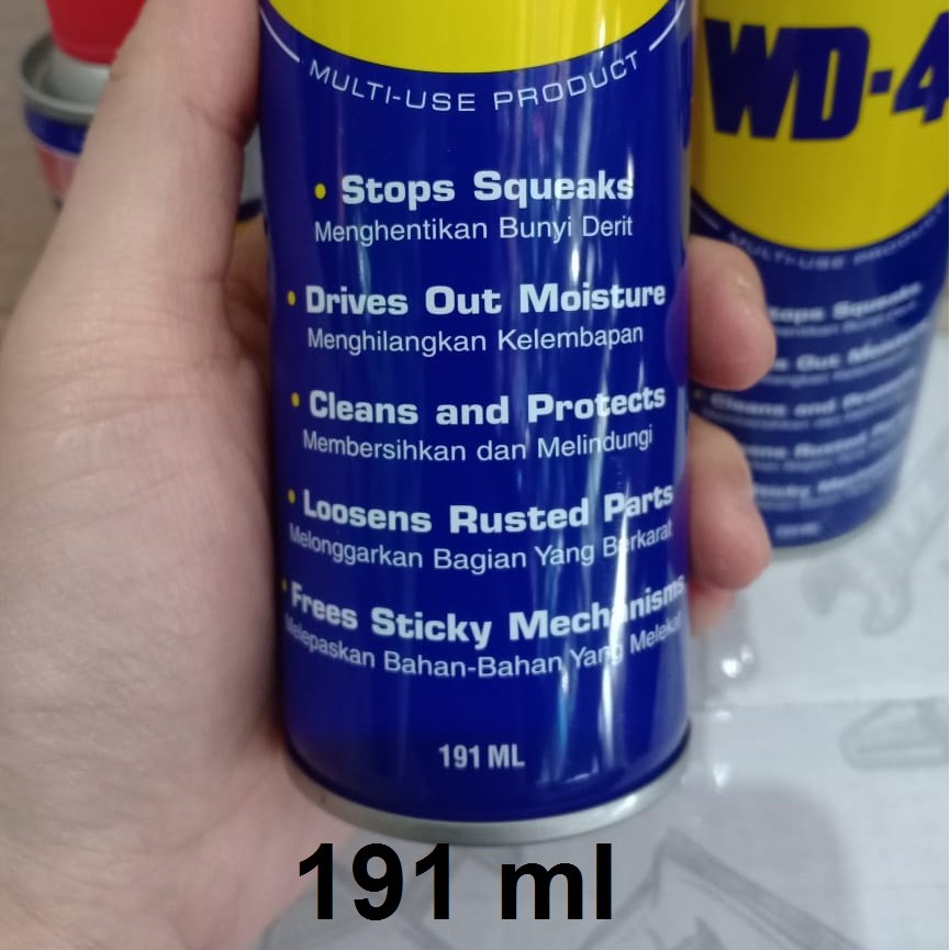 WD-40 WD40 WD 40 Pelumas Anti Karat 191 ml