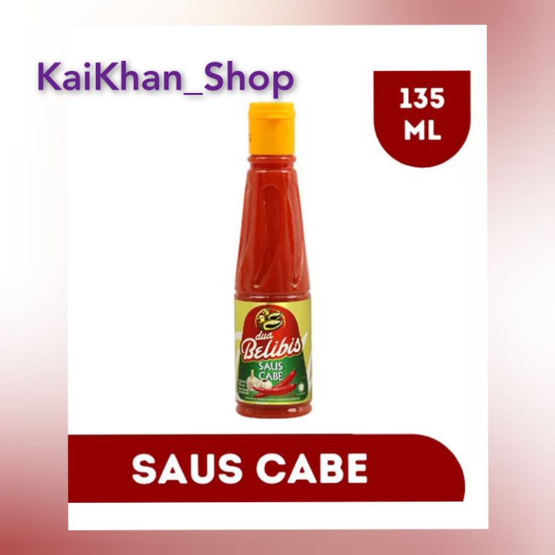 Saus Cabe Dua BELIBIS [ 135ml ]