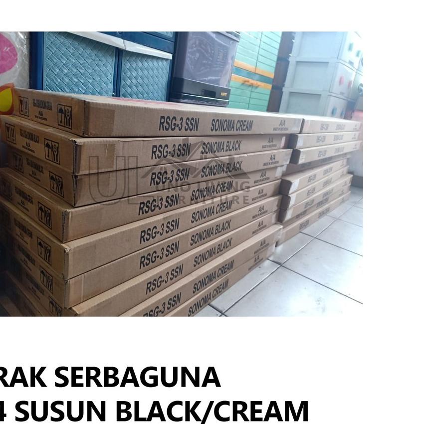 ❊ RAK BUKU SERBAGUNA SUSUN 4 KAYU RSG RAK BUKU RAK SERBAGUNA ⅍