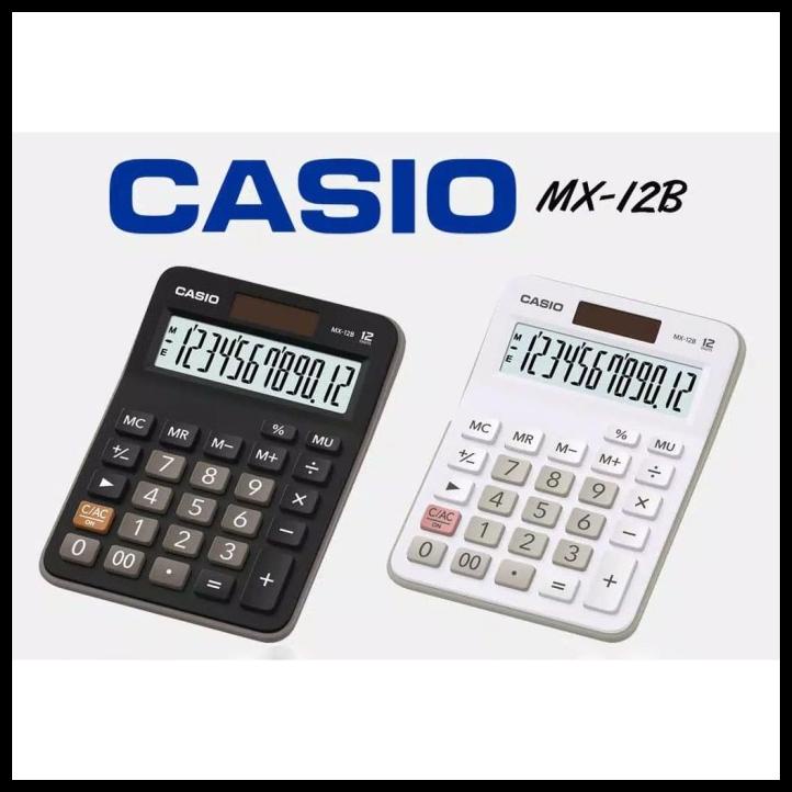 

Kalkulator Casio Mx 12B Original - 12 Digit - 2 Power - Large Display