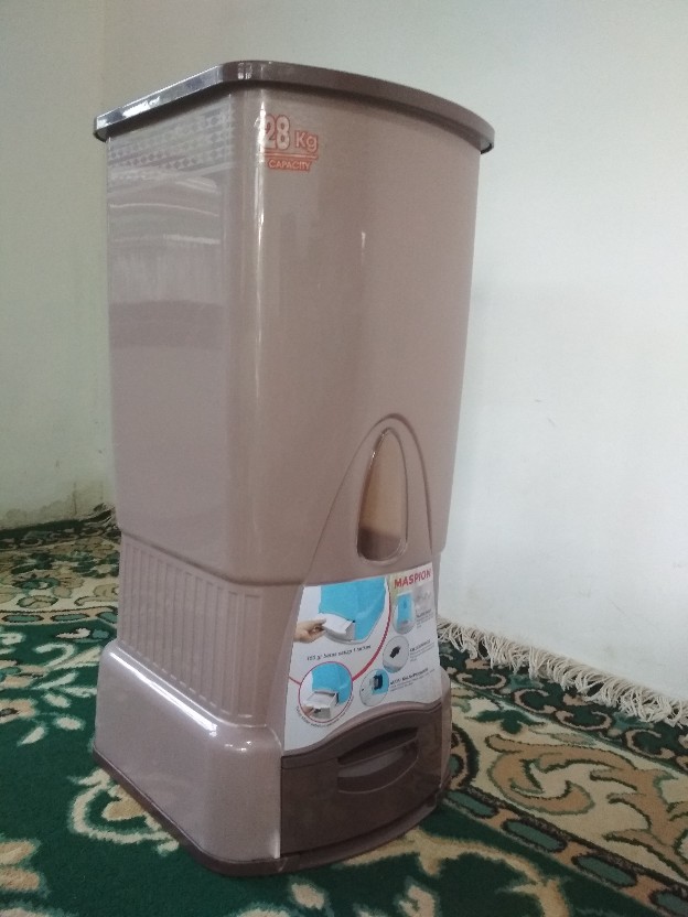 Ricebox Maspion Mrd-2800ap Tempat Beras Rice Box 28kg Mrd2800ap