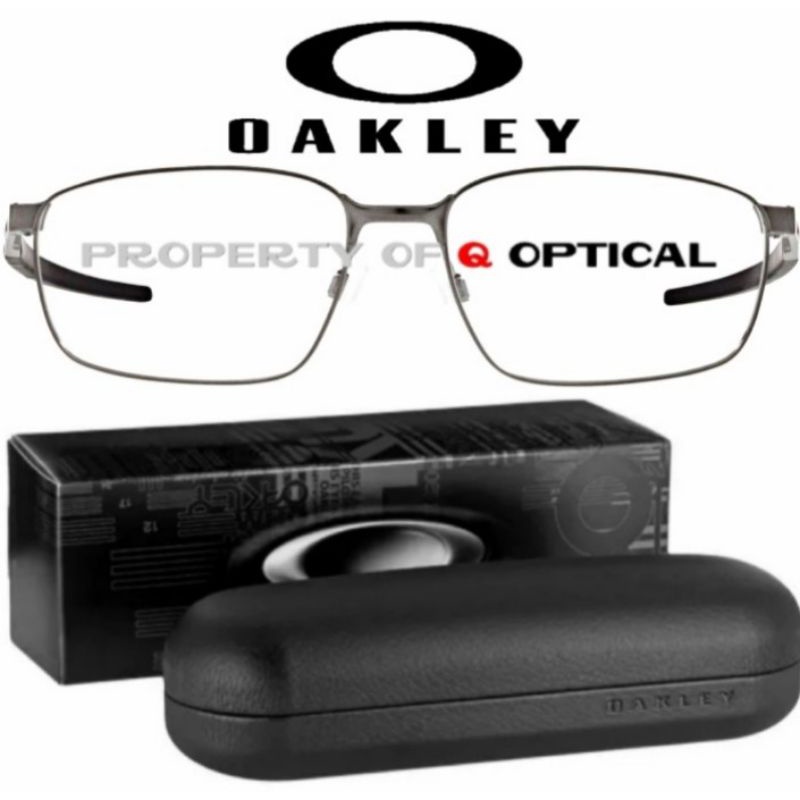 Frame Kacamata Pria Titanium Oakley Extender Matte Gunmetal(OX3249-04) S58 Original