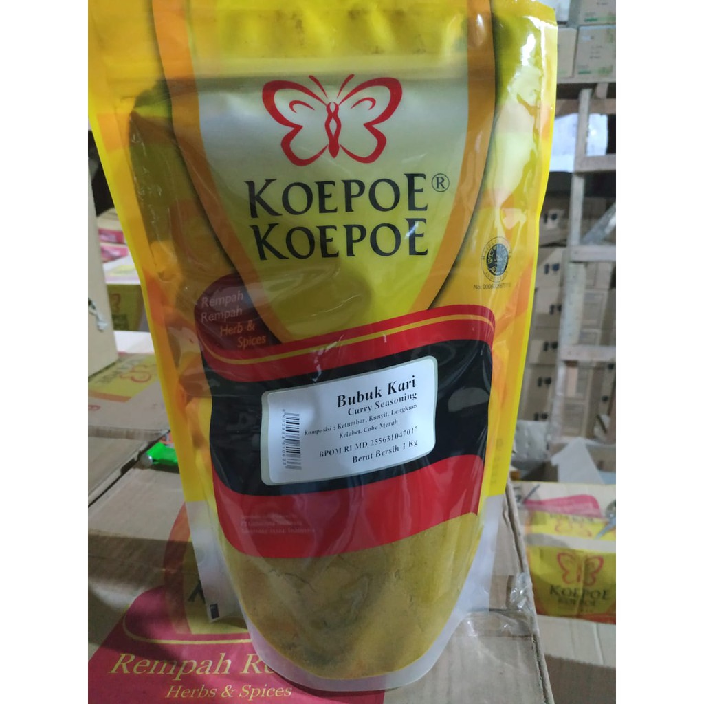 

KOEPOE KOEPOE BUBUK KARI KEMASAN 1KG