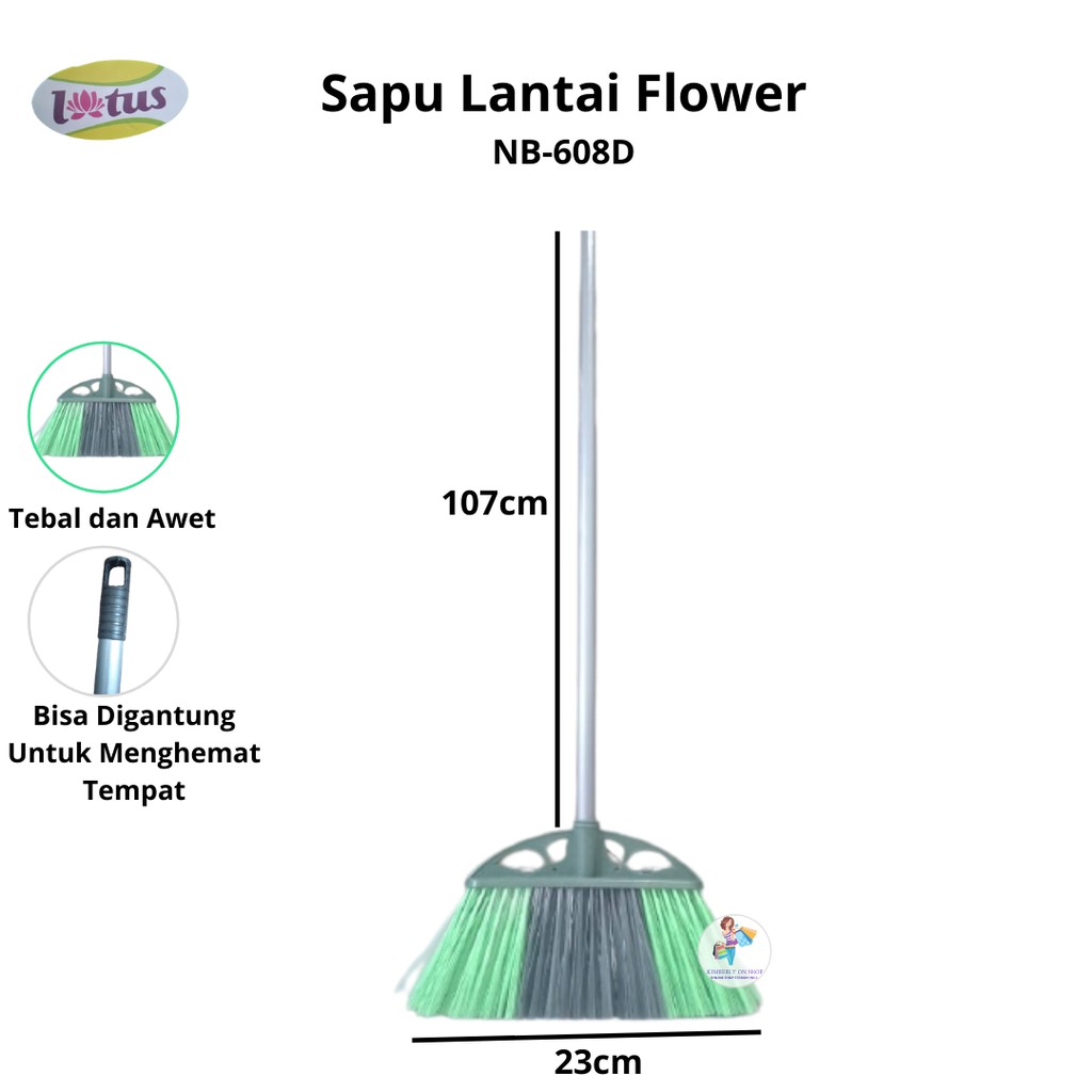 Lotus Sapu Lantai Daun Warna NB-608D