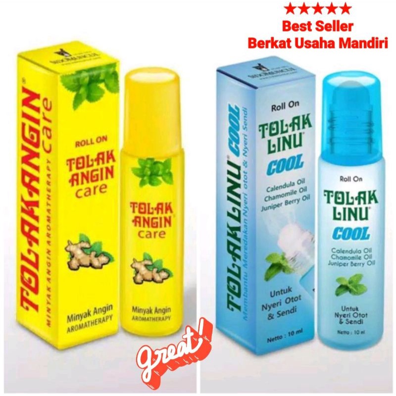 Tolak Angin Care Linu Cool  10ml Telaris &amp; Termurah